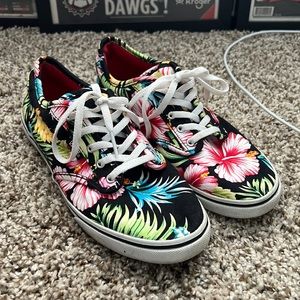 Floral vans